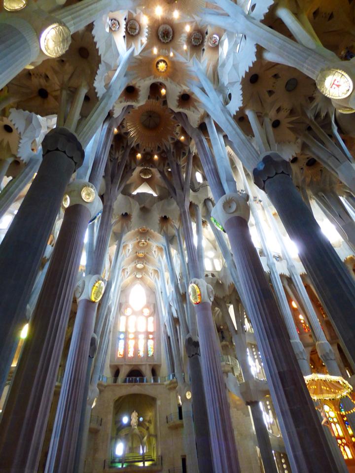 Catalonia: Barcelona – Sagrada Familia (interior) – Travel2Unlimited